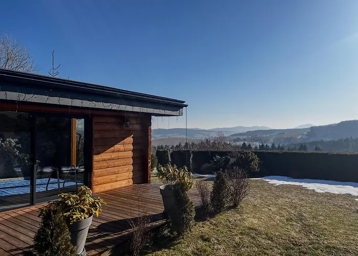 Panoramic Hill - Mountain View, Pool & Sauna Willa Berest